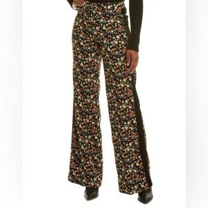 Tory Burch Multicolor Floral Wide Leg Pants